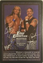 Edge and Christian face card